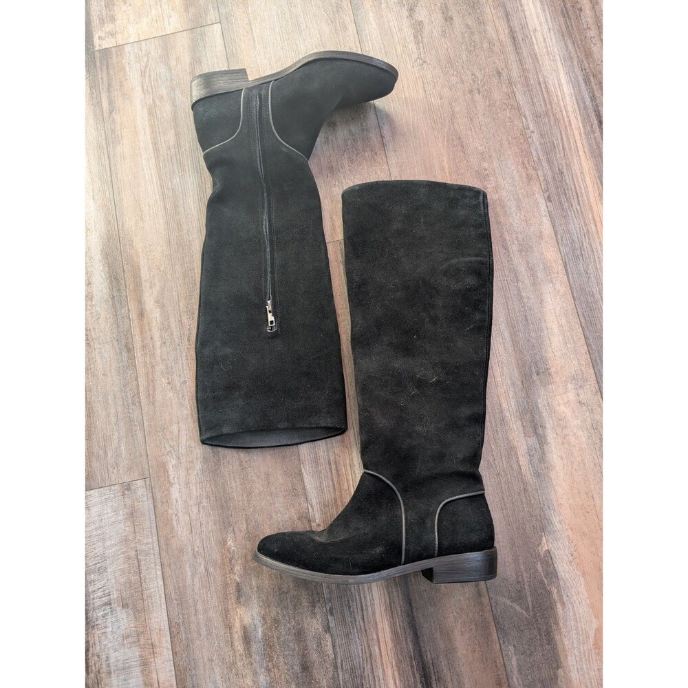 UGG Daley Tall Boot Black S/N 1020257 Women's USA Size 7 Riding Warm Comfy Cozy